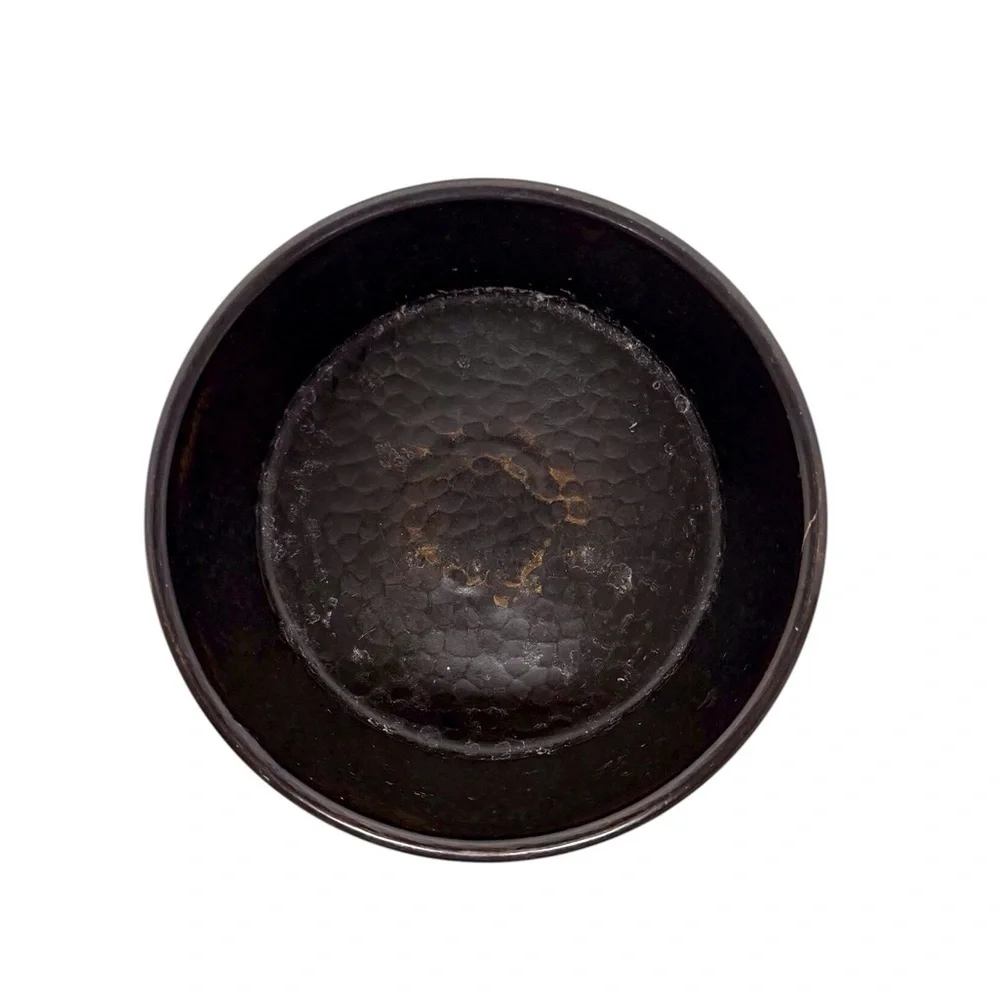 Pottery Barn Candle Holder Hammered Metal Oil Rubbed Bronze